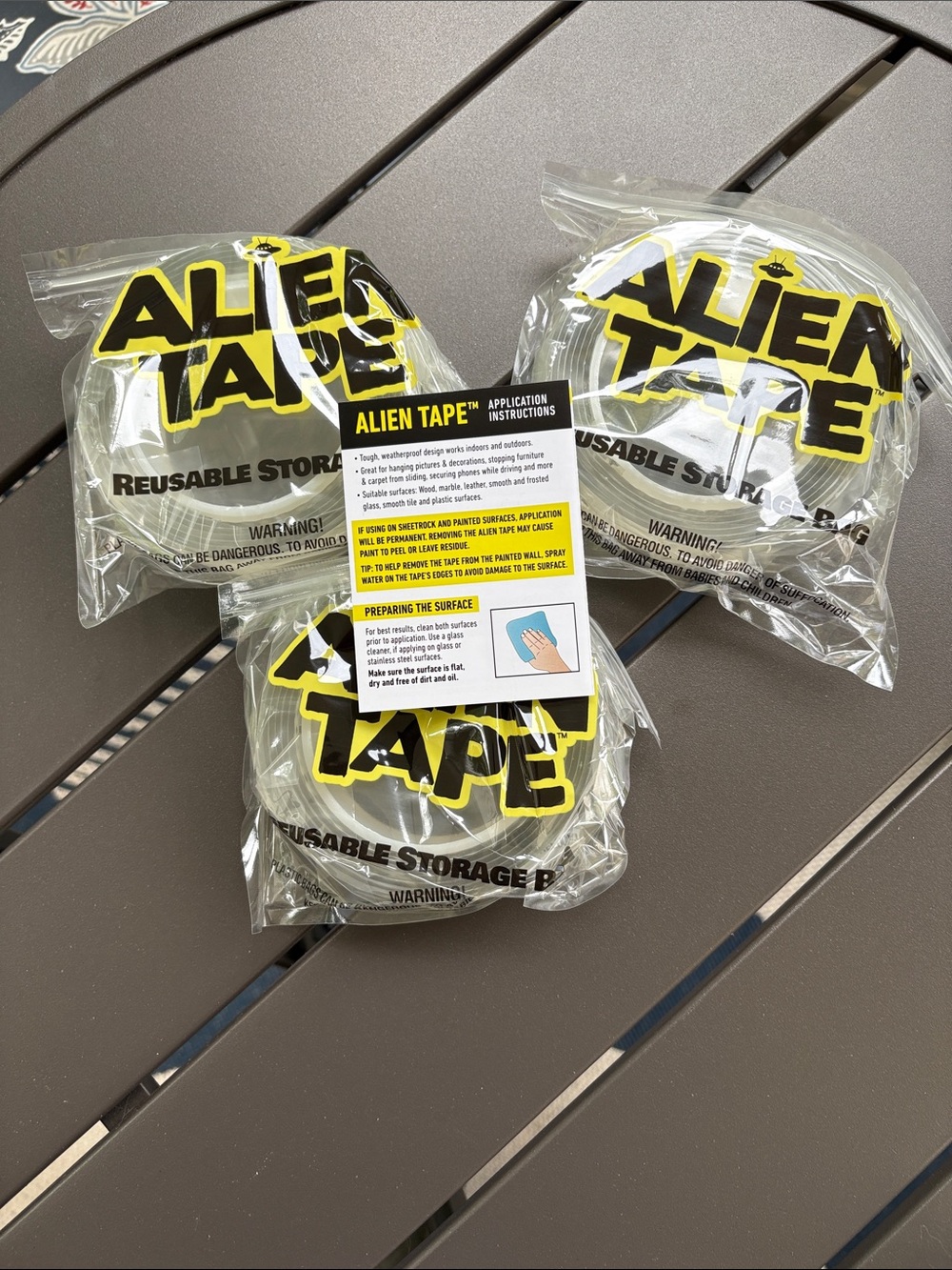 Alien Tape Reusable Storage Tape - Clear
